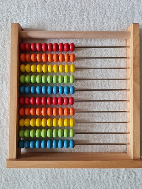 Počitadlo drevené - abacus, 