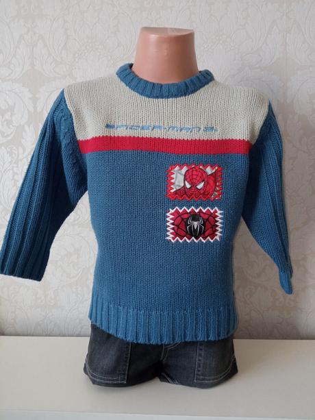 Chlapčenský sveter spiderman (4r.), 104