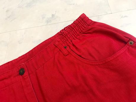 Bavlnené hrubšie nohavice, denim,48