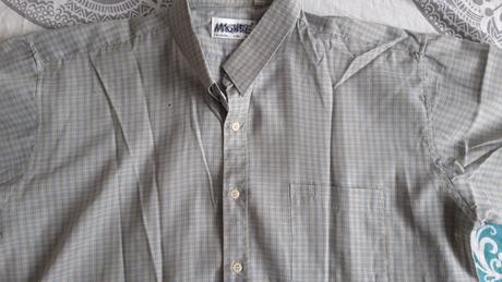 Košeľa 2ks štvorčekový vzor, xxl