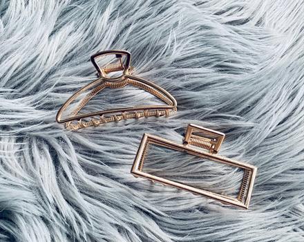 Kovové štipce do vlasov 2ks, 