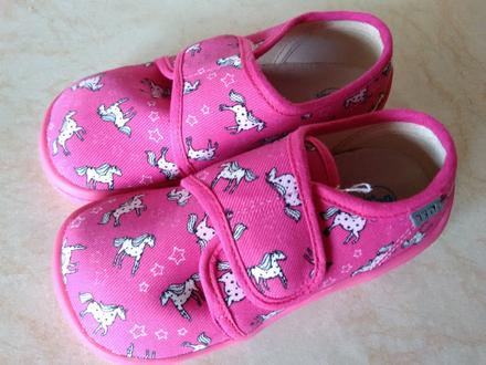 Detské textilné dievčenské tenisky/platenky, beda,25 - 33