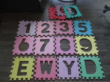 Penové puzzle - podložka,