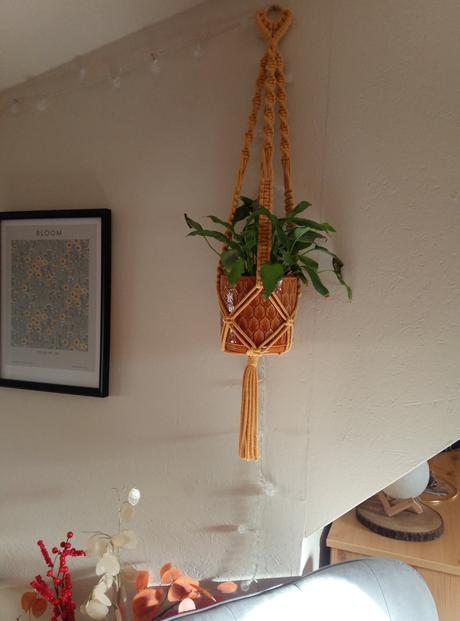 Staroružový závesný kvetináč, 