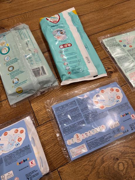 Mix prémiových plienok, pampers,7 kg - 18 kg