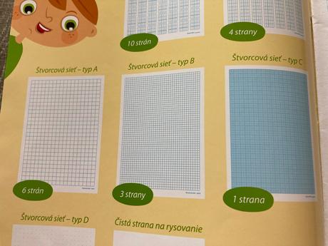 Zošit š- zošit s pracovnými listami na matematiku, 