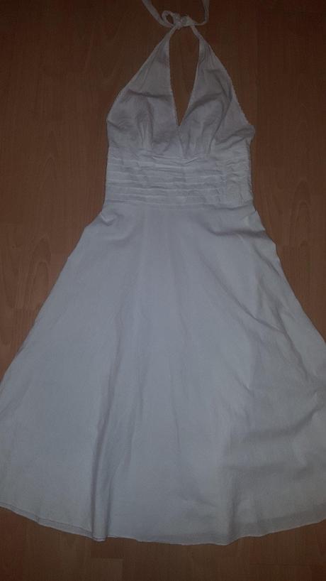 Biele ľanové šaty, 38