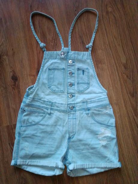 Riflové šortky, denim,152