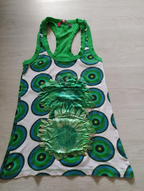 Zelené tielko., desigual,m