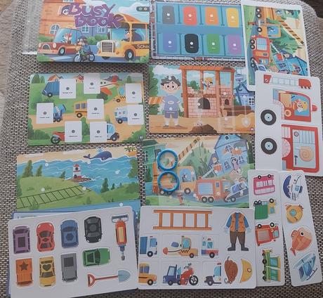 Kniha na suchy zips - vozidla, 