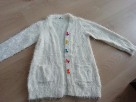Kardigan s veselymi gombikmi 110/116, 116