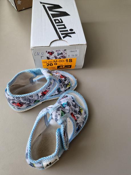 Manik papučky 20, manik,20