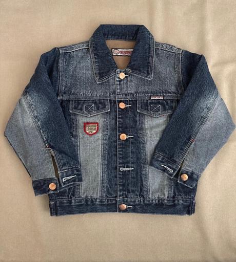 Chlapčenská riflová bunda - zateplená, 104