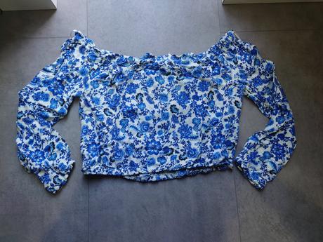 Top s odhalenými ramenami, h&m,m
