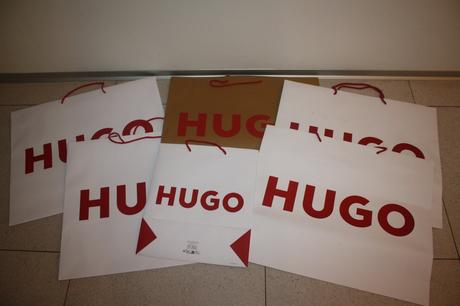 Papierove tašky hugo, hugo boss