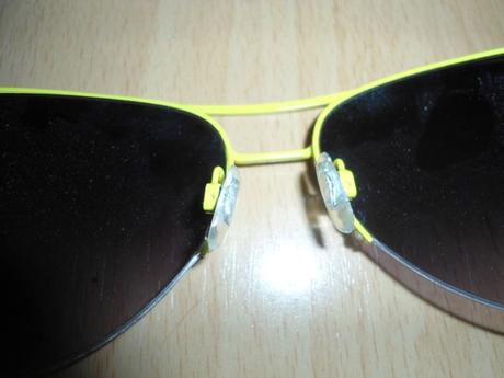 Zlto-zelene slnecne okuliare / pilotky, 