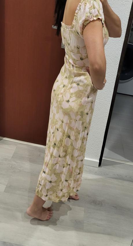 S midi saty s razporkom, h&m,36