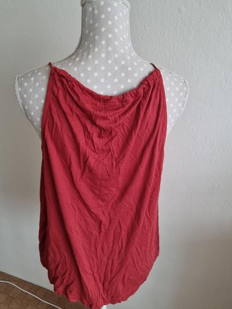 Červenohnedý tričkovinový top orsay l, orsay,l