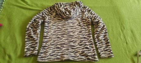 Flísová mikina zebra, crivit,158