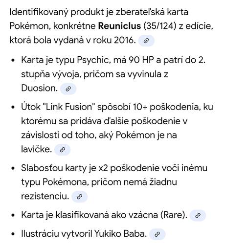 Pokémon karta reuniclus 2016 35/124, 