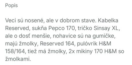 Balík harry potter dievča 164/170, 158–170