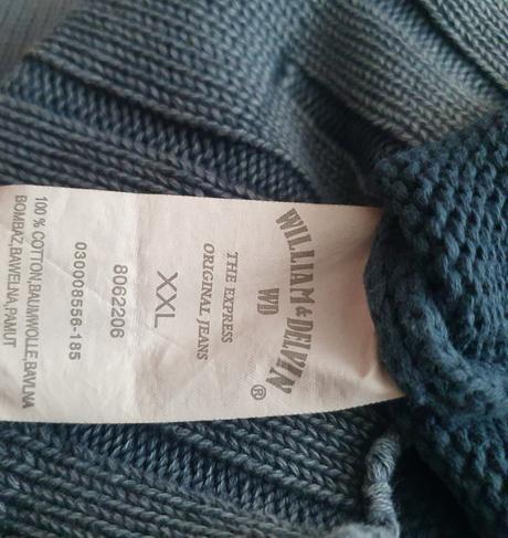 Bavlnený pulóver, william & delvin,xxl