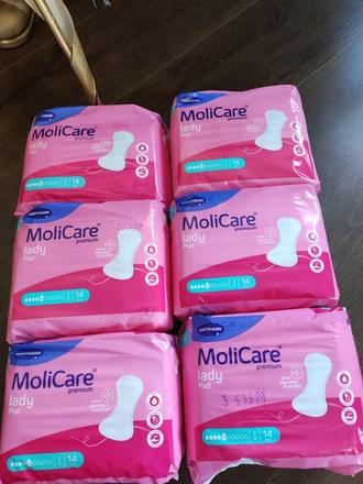 Dámske inkontinenčné vložky, 