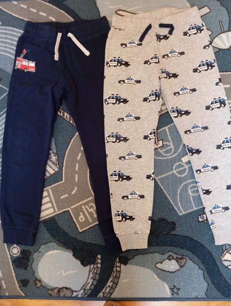 2x hm teplaky, h&m,128