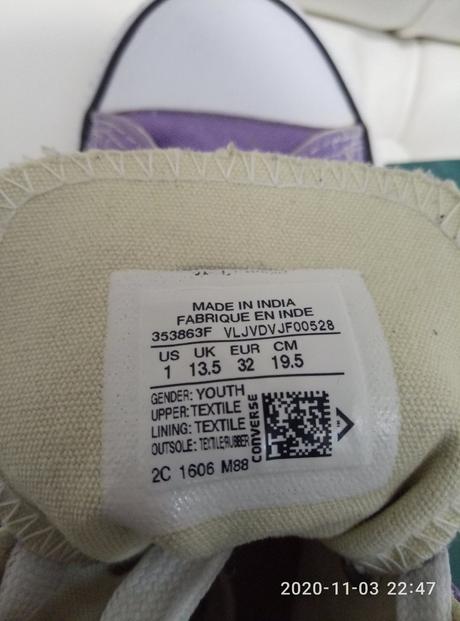 Сonverse, vel.32, 19,5 сm., converse,32