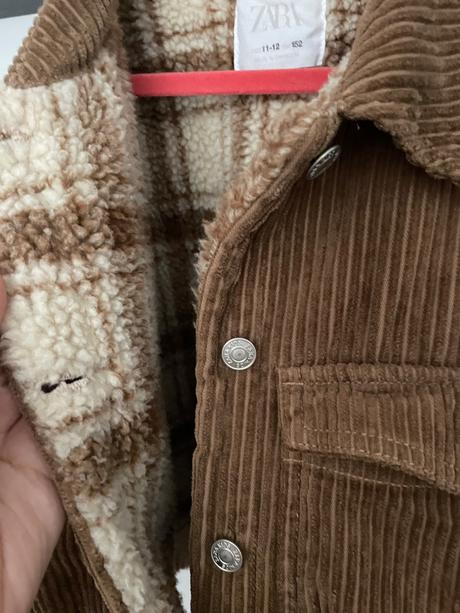 Vyteplená bunda, zara,152