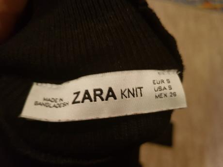 Zara rebrovaný pulovrík, zara,s
