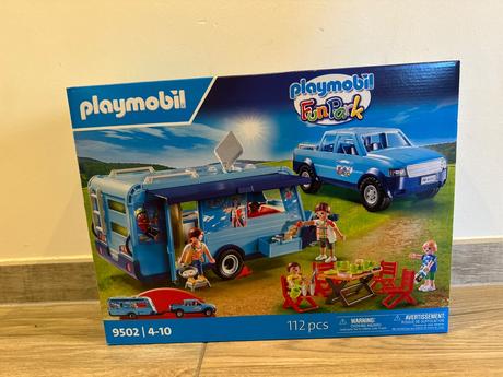 Playmobil 9502 funpark pick-up s karavanom, 