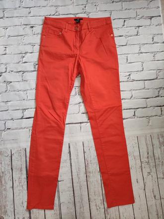 Oranžové rifle, top stav, h&m,36