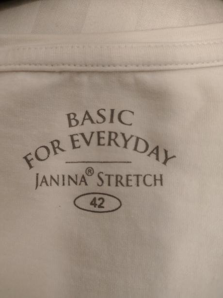 Dámsky biely elastický top, basic, m, m