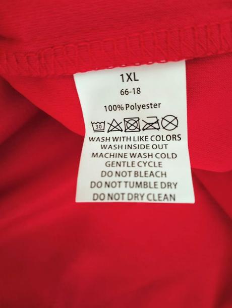 Dámske červené tričko, "1976", v. 2xl/3xl, xxl