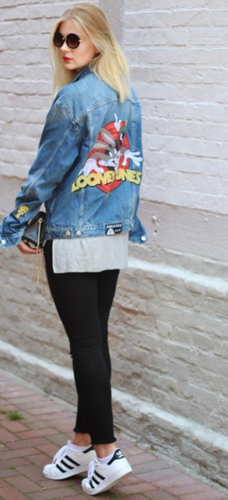 Zara specialna edicia looney tunes riflovka l, zara,l