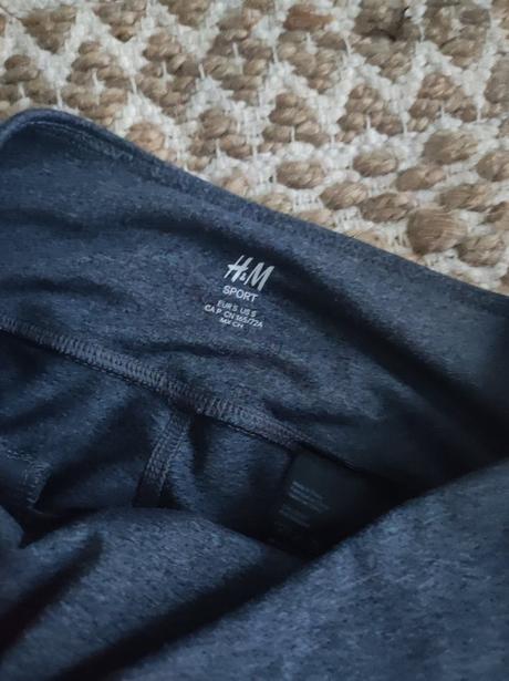Športové legíny do fitka z vyšším pásom, h&m,s
