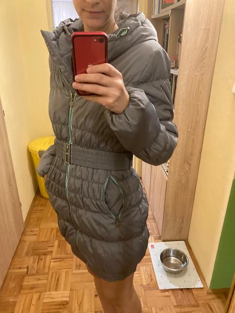 I love mum- zimná bunda na nosenie detí,