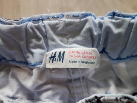 Kraťasky h&m, h&m,116