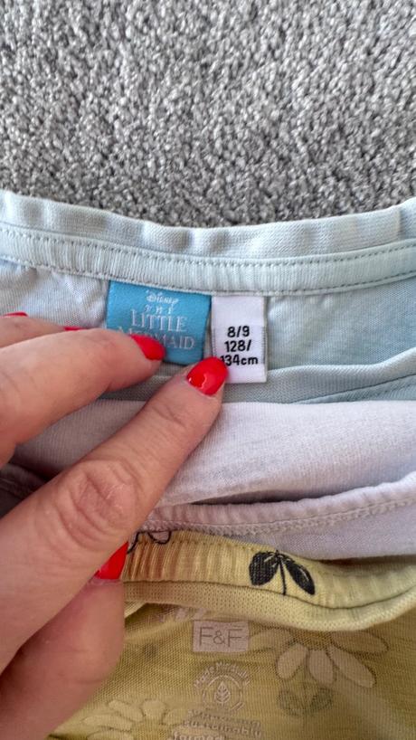 Tričká 3ks f&f, sinsay, disney 128, f&f,128