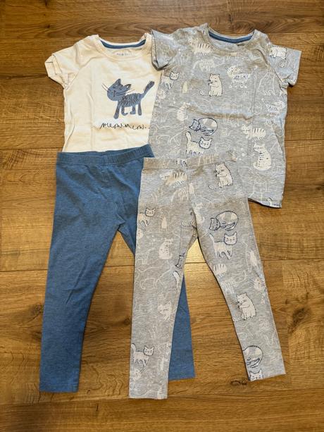 Pyžamo 2 pack+ tričko, next,104