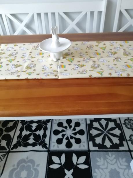 Veľkonočná stola obrus na stil, 