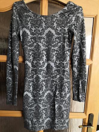 Elastické čipkované šaty, only,xs