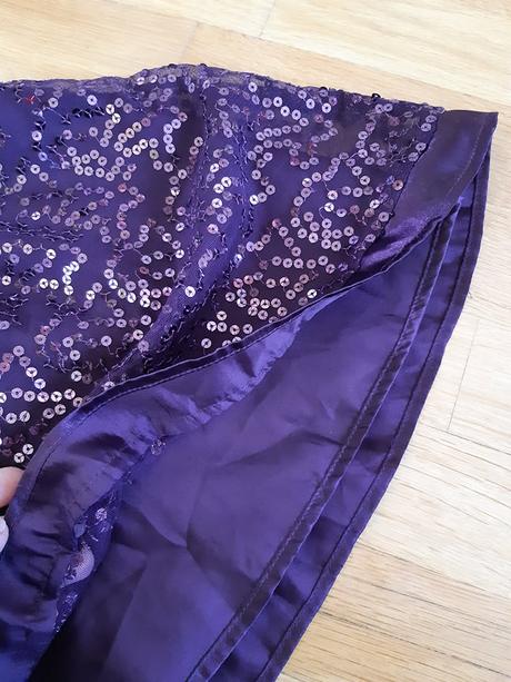 Fialové trblietkavé šatičky, george,86
