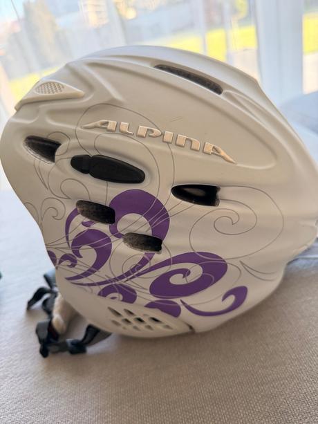 Prilba + okuliare, alpina sports,m