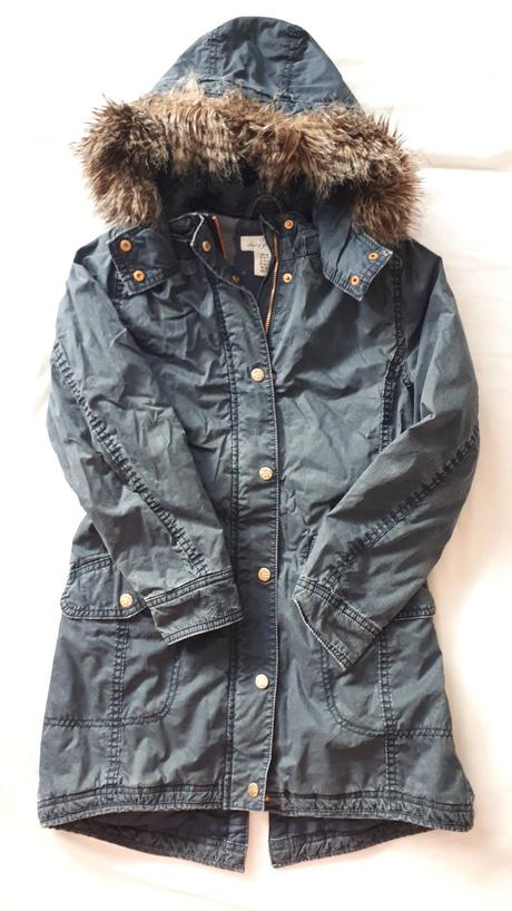 Bunda s kapucou, h&m,146