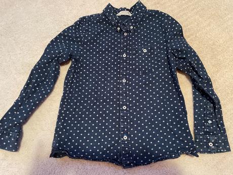 Blúzka denim, h&m,134