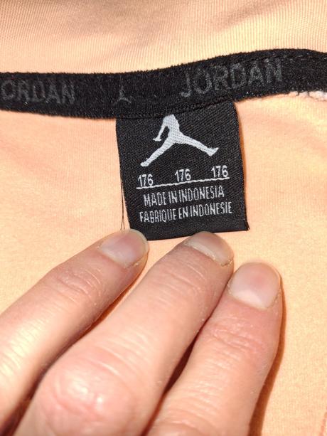 Dievčenská oranžová mikina jordan., air jordan,176