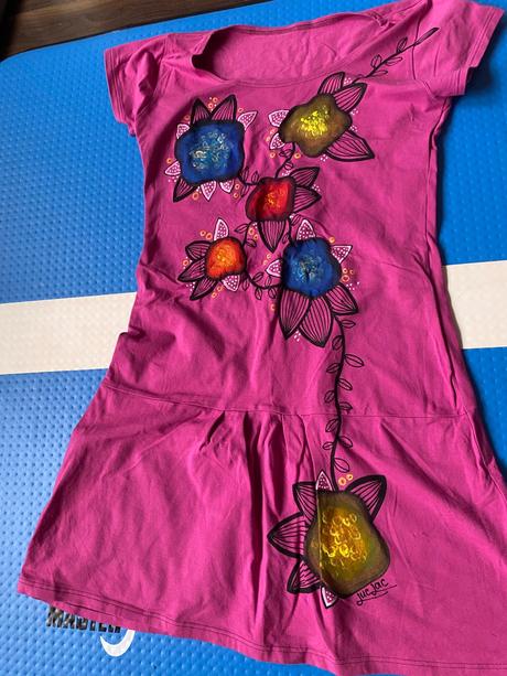 Luclac šaty ručne malovane, s