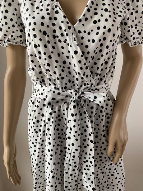 Biele šaty s dalmatínskym vzorom mohito, mohito,38